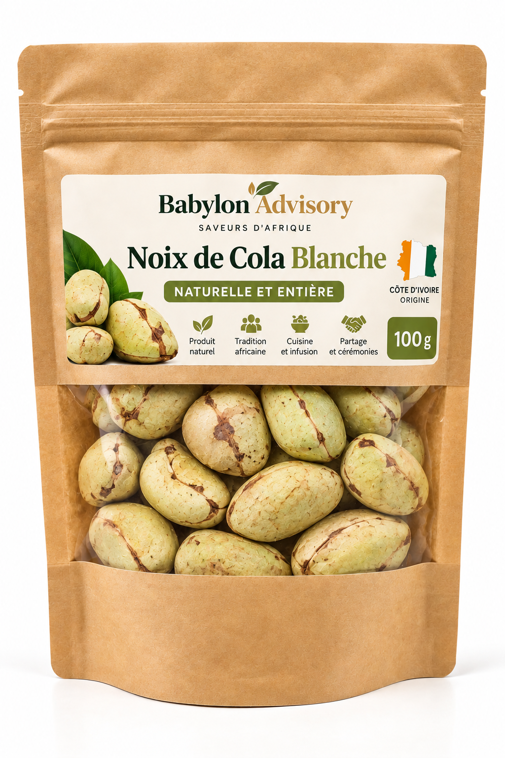Noix de Cola Blanche Premium de Côte d'Ivoire – Format Quotidien