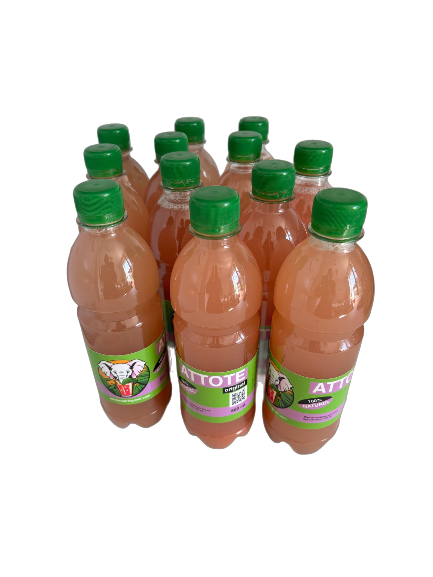 ATTOTÉ Original – Lot de 50 Bouteilles 500ml | Offre Grossiste Professionnels | Bio