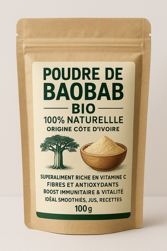 Poudre de Baobab Bio ATTOTÉ Original - superfruit africain vitamine C