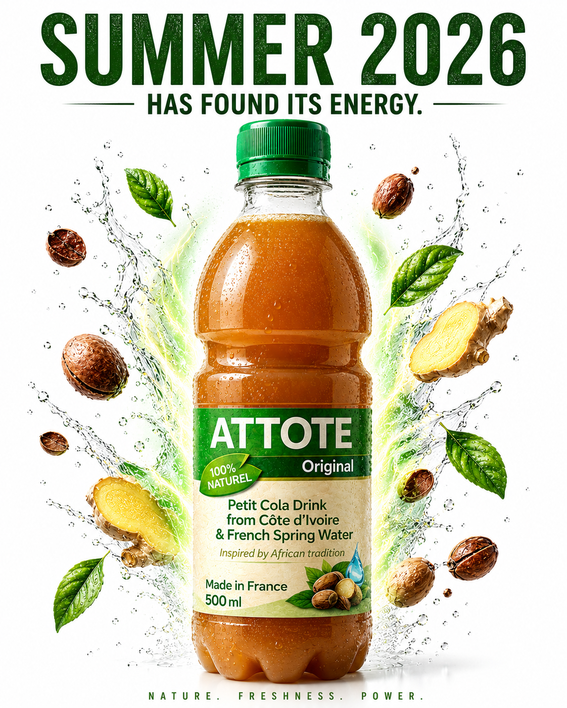 ATTOTÉ Original – Lot de 50 Bouteilles | Offre Professionnelle |  Revendeurs & CHR | Africain Bio