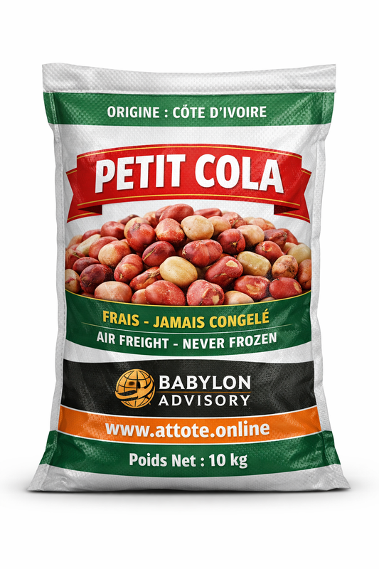 Petit Cola Premium – Sac  10 kg | Origine Côte d’Ivoire | Qualité Export (Cola frais sélectionné – Idéal pour grossistes, distributeurs et transformation )