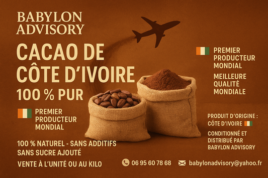 Cacao Bio en Poudre Sans Sucre – 100 g | Vegan & Naturel | Fèves Premium de Côte d’Ivoire
