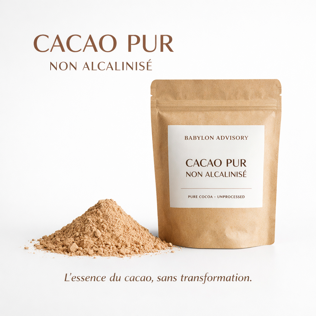Cacao en Poudre Bio 250g – Non Alcalinisé | Pâtisserie & Boissons | Côte d'Ivoire