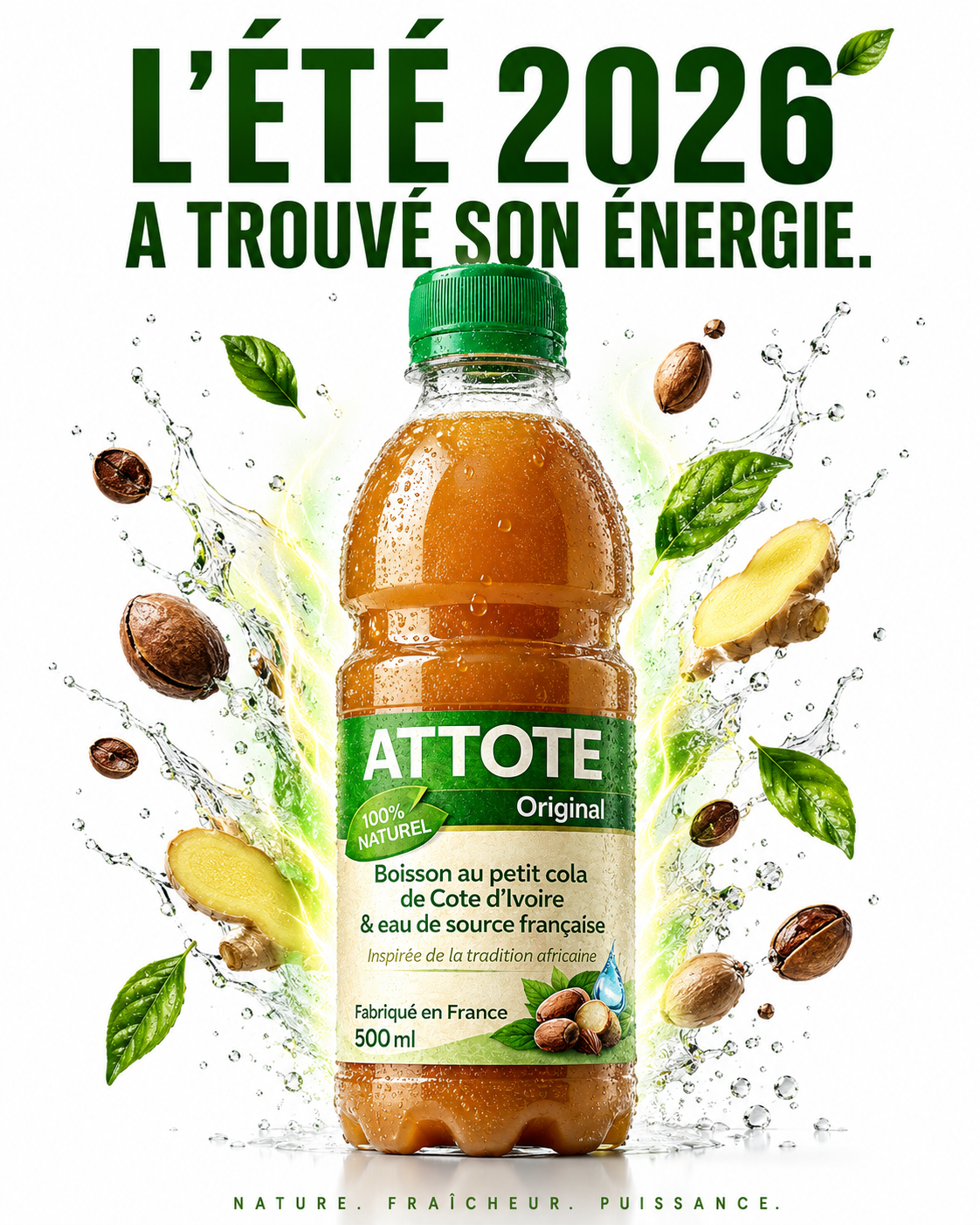ATTOTÉ Original – Lot de 50 Bouteilles | Offre Professionnelle |  Revendeurs & CHR | Africain Bio