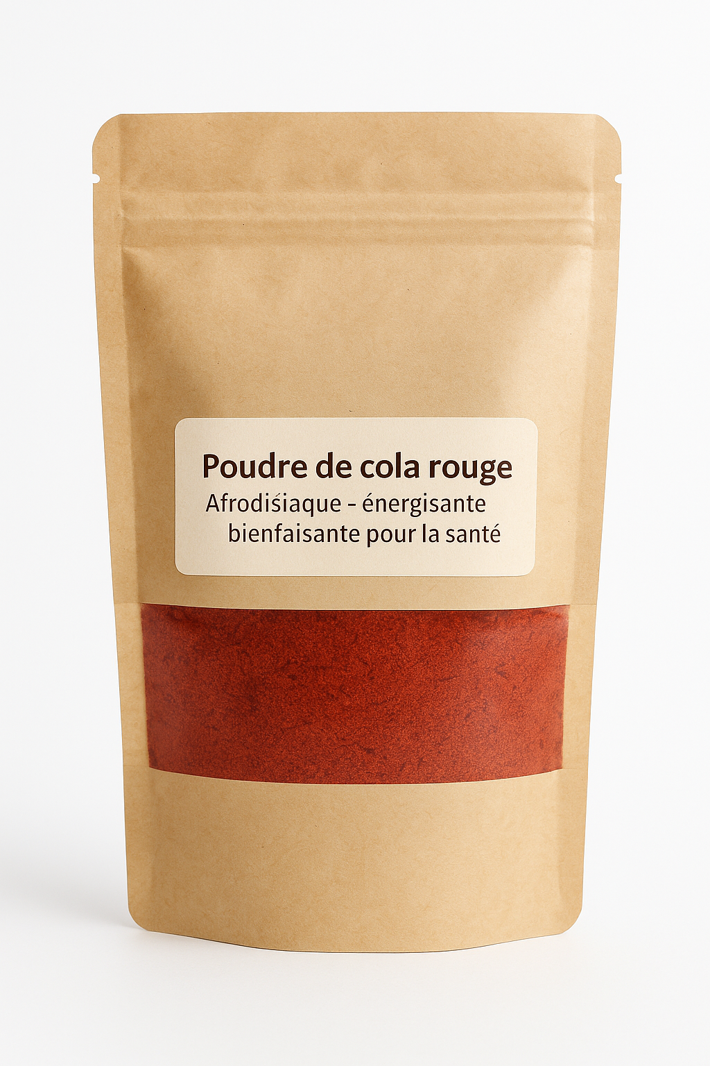 Poudre de Cola Rouge Premium 100% Naturelle – Énergie & Vitalité Naturelle – Stimulant Sportif et Bien-être – Pour Infusions, Smoothies et Boissons Énergétiques – 150 g