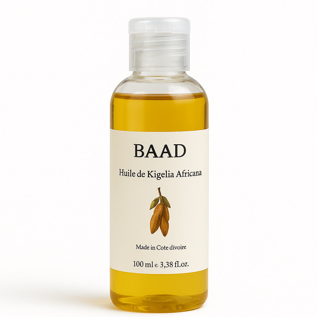 BAAD – Huile de Kigelia Africana Pure | Soin Corps | Côte d'Ivoire