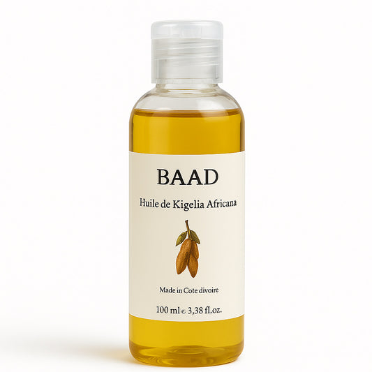 BAAD – Huile de Kigelia Africana Pure | Soin Corps | Côte d'Ivoire