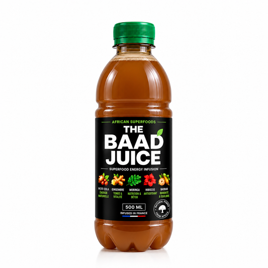 BAAD Cola Juice – Boisson Petit Cola Gingembre Hibiscus 500ml Sans Sucre