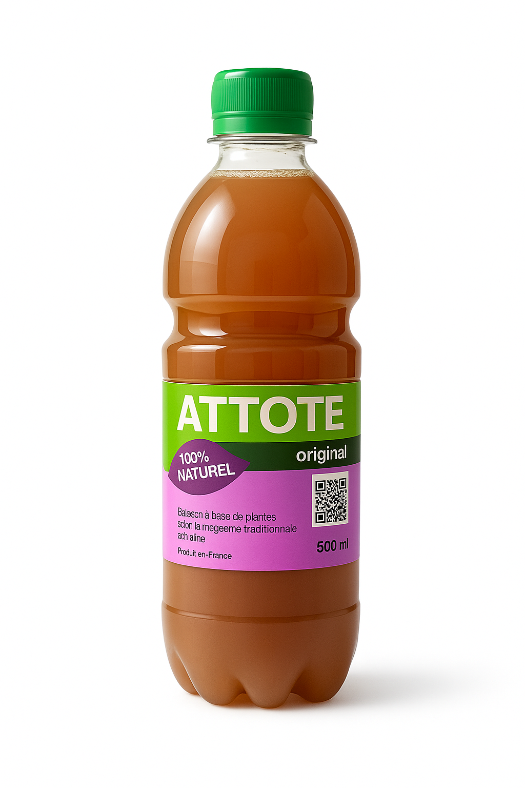 ATTOTE Original –  Boisson Traditionnelle Tonifiante & Aphrodisiaque – Infusion Naturelle de Plantes du Terroir Ivoirien – 500 ml – La Plus Célèbre Marque Ivoirienne, Mise en Bouteille en France aux Normes Sanitaires