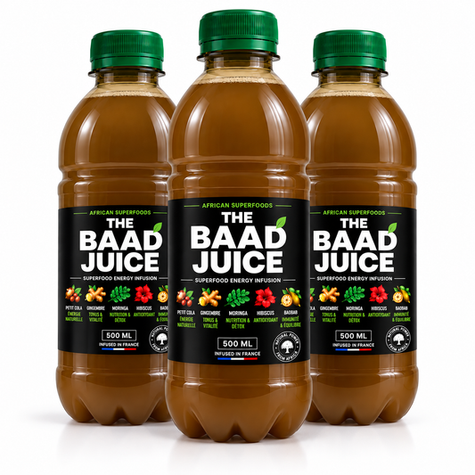 BAAD Cola Juice Bio – 3 x 500ml Pack | Cola- & Ingwer-Energie | Zuckerfrei | Vegan