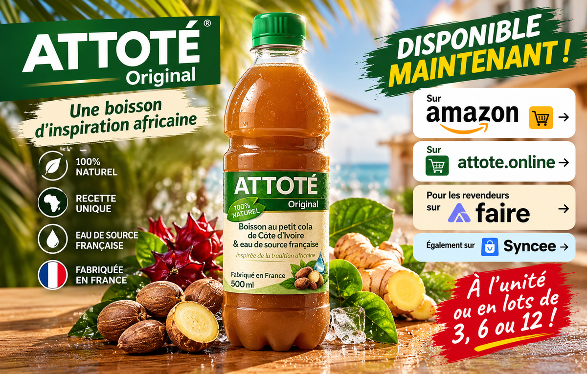 ATTOTÉ Original – Lot de 50 Bouteilles | Offre Professionnelle | Revendeurs & CHR | Africain