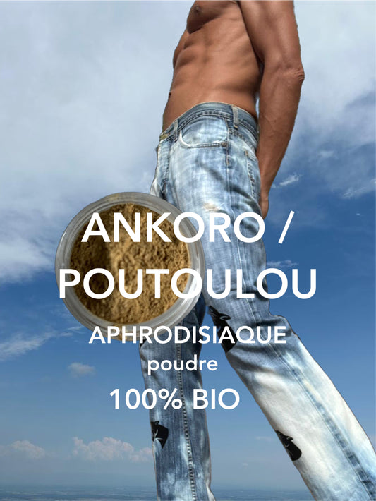 Ankoro poutoulou 100% naturel du Congo. Aphrodisiaque bio, retardateur premium en poudre bio super puissant (première qualité pure,non mélangé) sachet zippé de 10 grammes pour 15 à 25 utilisations)