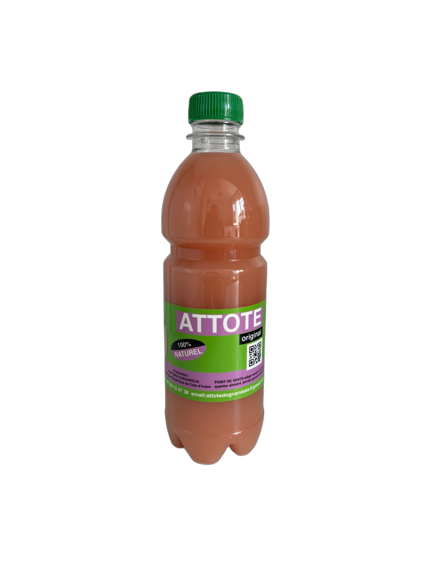 ✅ Attoté Original Authentique – Bouteille Transparente avec QR Code – 100 % Naturel 🇨🇮 | [PRÉVENTION & VENTE]